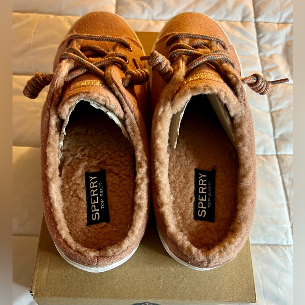 NWT Sperry Pier Wave Mule Teddy Mauve. Women’s size 7.5. - Picture 3 of 9